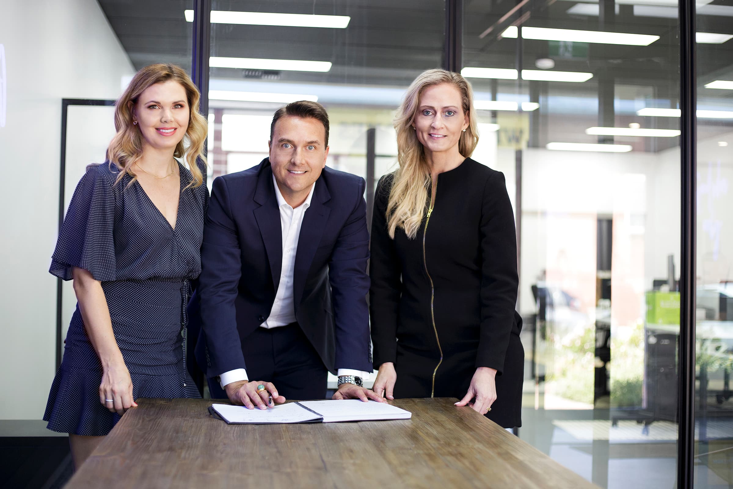 Photo of the team: Jo Keil, Michael Keil and Sharon Rodriguez